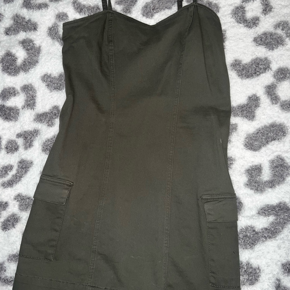 Olive Green Dress